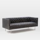 Online Designer Living Room Modern Chesterfield Leather Sofa