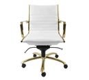 Online Designer Home/Small Office Fowler Low Back Swivel Desk Chair