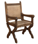 Online Designer Bedroom Antique Rustic Neogothic Armchair