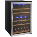Online Designer Combined Living/Dining 29 Bottle Cascina Series Dual Zone Freestanding Wine Refrigerator