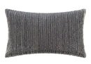 Online Designer Hallway/Entry Beaded Stripe Pillow Cover - 30x50cm - Black