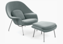 Online Designer Combined Living/Dining Womb Chair & Ottoman