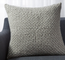 Online Designer Living Room Cozy Weave Grey Pillow