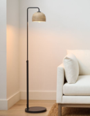 Online Designer Home/Small Office Sculptural Wood Floor Lamp (58