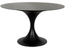 Online Designer Combined Living/Dining Sleek Black Dining Table