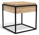 Online Designer Bedroom Monolit Oak Small Side Table Black