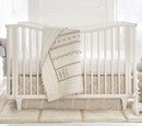 Online Designer Nursery Micah Metallic Baby Bedding