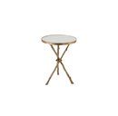 Online Designer Living Room Twig Table-Brass & White Marble