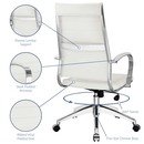Online Designer Home/Small Office JIVE HIGHBACK OFFICE CHAIR IN WHITE