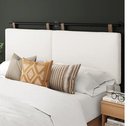 Online Designer Bedroom Charlie Boucle Headboard | King Size | Wall-Mount Rail
