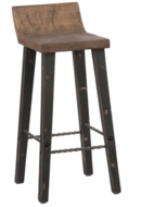 Online Designer Combined Living/Dining The Gray Barn Gold Creek Natural Low-back Wood Counter Stool