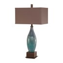 Online Designer Living Room Ocean Blue Art Glass Table Lamp