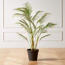 Online Designer Combined Living/Dining FAUX POTTED PALM TREE PLANT 3.5'