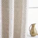 Online Designer Combined Living/Dining Sheer Clipped Jacquard Curtain