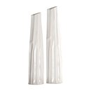 Online Designer Combined Living/Dining Crackled White Ceramic  Vases, S/2