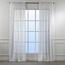 Online Designer Other Extra Long and Extra Wide Faux Silk Crep Sheer Curtain Panels (Set of 2)