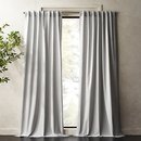 Online Designer Home/Small Office Silver Grey Basketweave II Curtain Panel 48