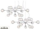 Online Designer Combined Living/Dining Possini Euro Design Spheres 30-Light Glass Pendant 