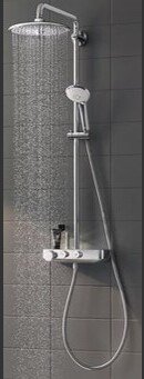 Online Designer Bathroom 26511000 Euphoria Thermostatic Complete Shower System with TurboStat Technology by Grohe
