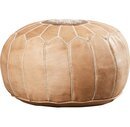 Online Designer Combined Living/Dining Nathan Leather Pouf