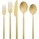 Online Designer Dining Room 20-piece pin tumbled gold flatware set