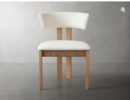 Online Designer Combined Living/Dining Rodin Dining Side Chair in Natural