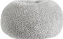 Online Designer Combined Living/Dining Gray Cozy Sherpa Anywhere Beanbag™