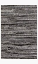Online Designer Combined Living/Dining Emory Collection Gray/Black Area rug