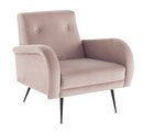 Online Designer Bedroom Hugo Chair, Blush