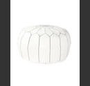 Online Designer Combined Living/Dining Moroccan Leather Pouf