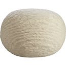 Online Designer Combined Living/Dining wool wrap pouf