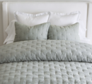 Online Designer Bedroom Belgian Flax Linen Tufted Quilt
