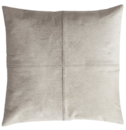 Online Designer Combined Living/Dining ABELE WHITE COWHIDE PILLOW WITH FEATHER-DOWN INSERT