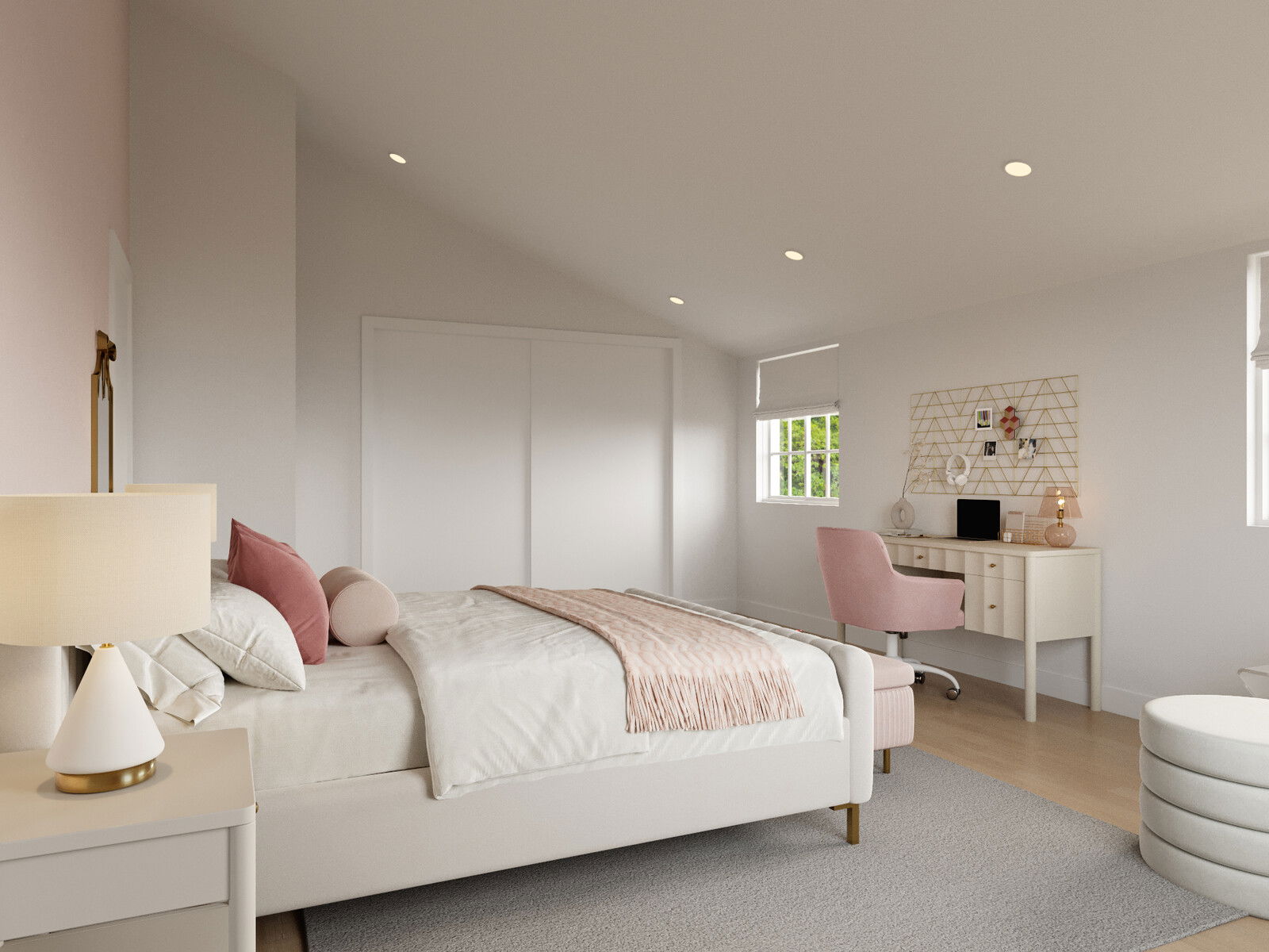 Online Designer Bedroom 3D Model 1
