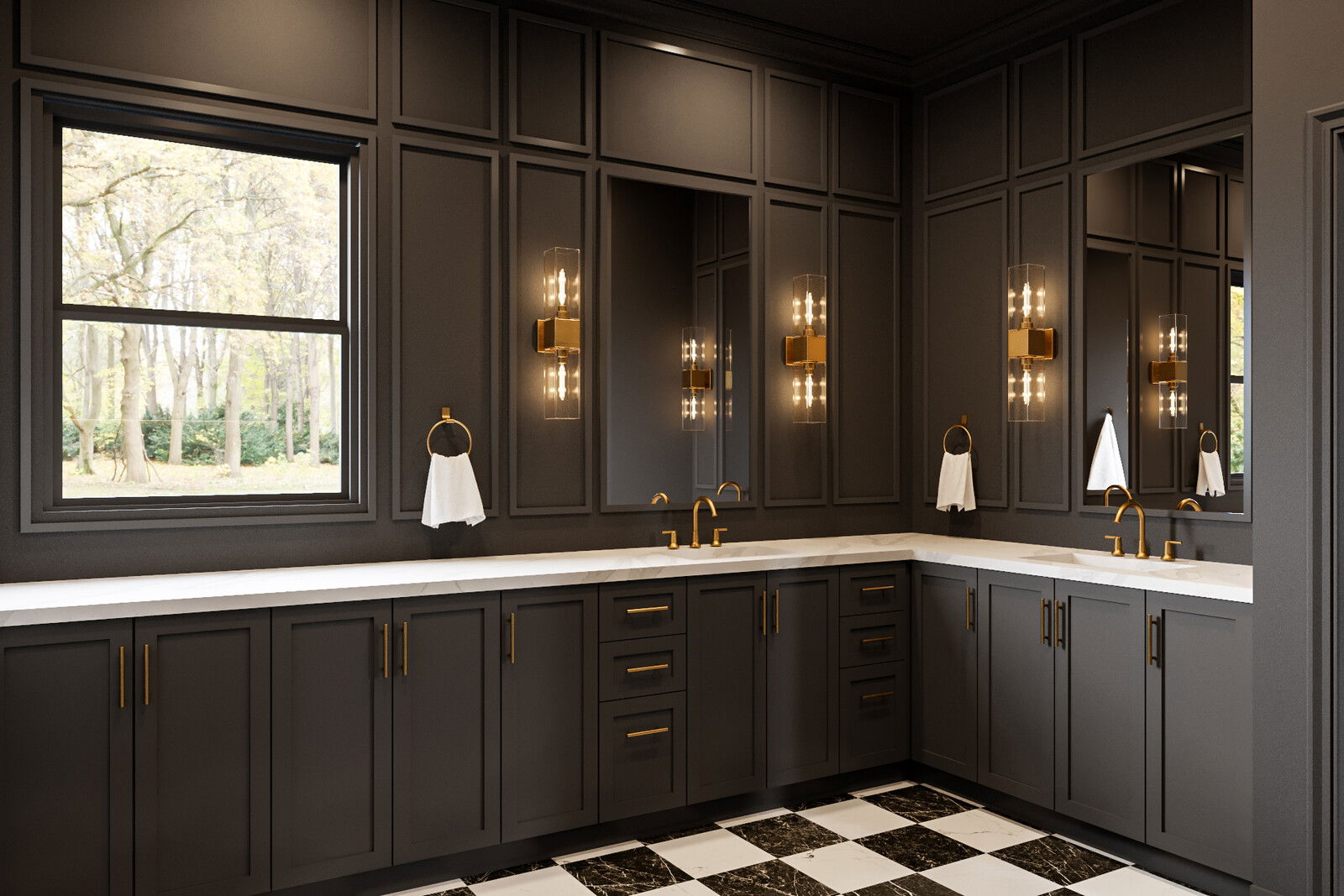 Online Designer Bathroom 3D Model thumbnail3