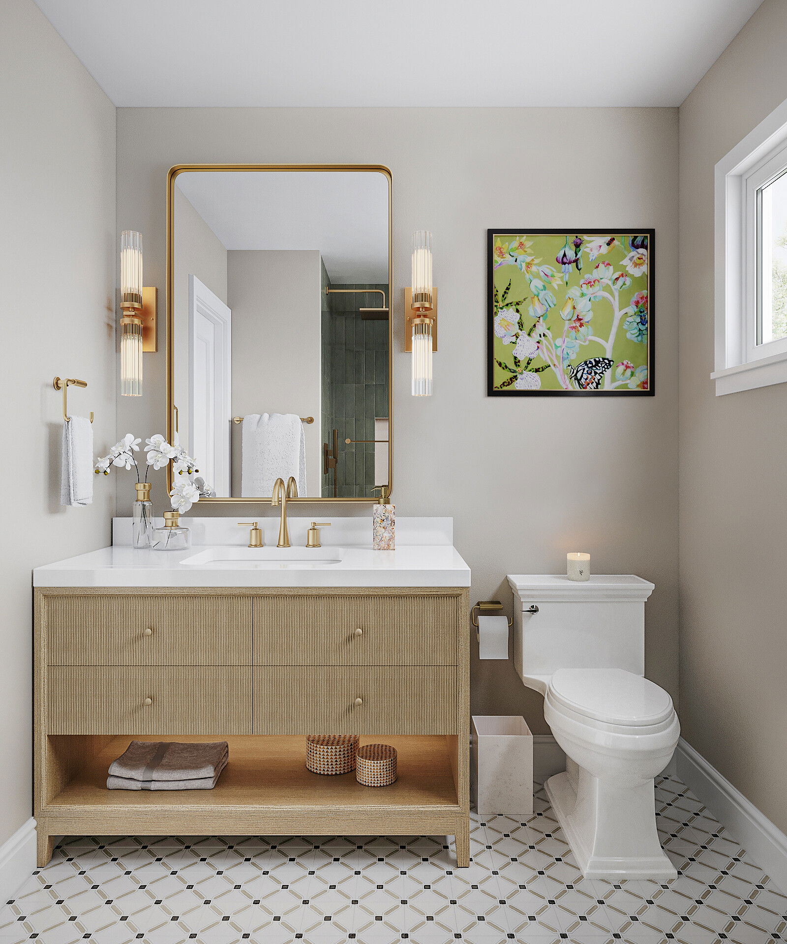 Online Designer Bathroom 3D Model 4