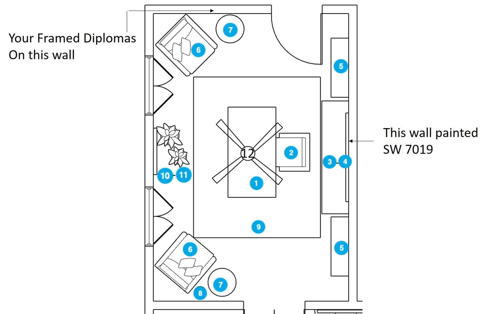 Online Designer Home/Small Office Floorplan