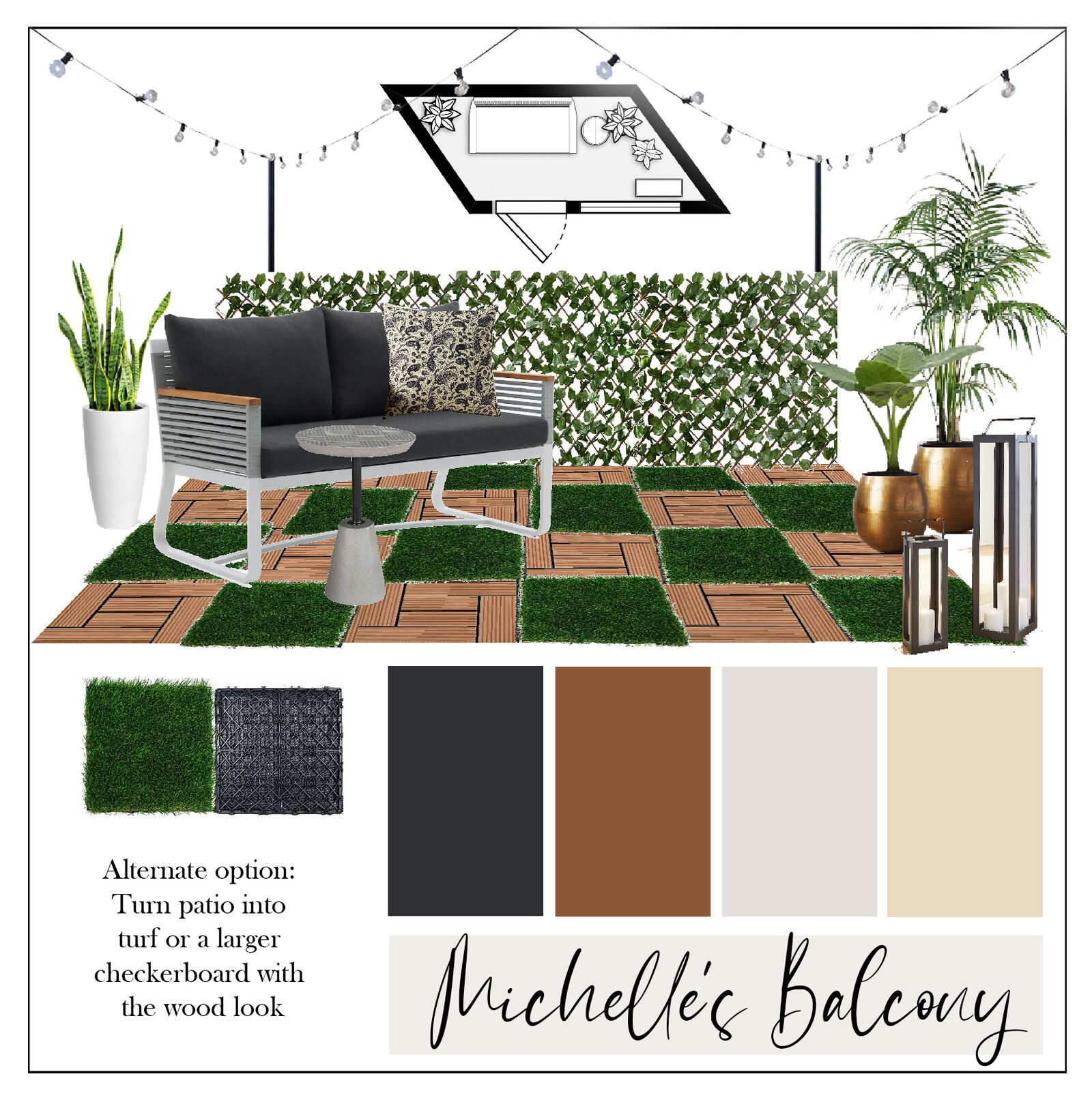 Ideas de Diseño Interior de Patio de Diseñador Online