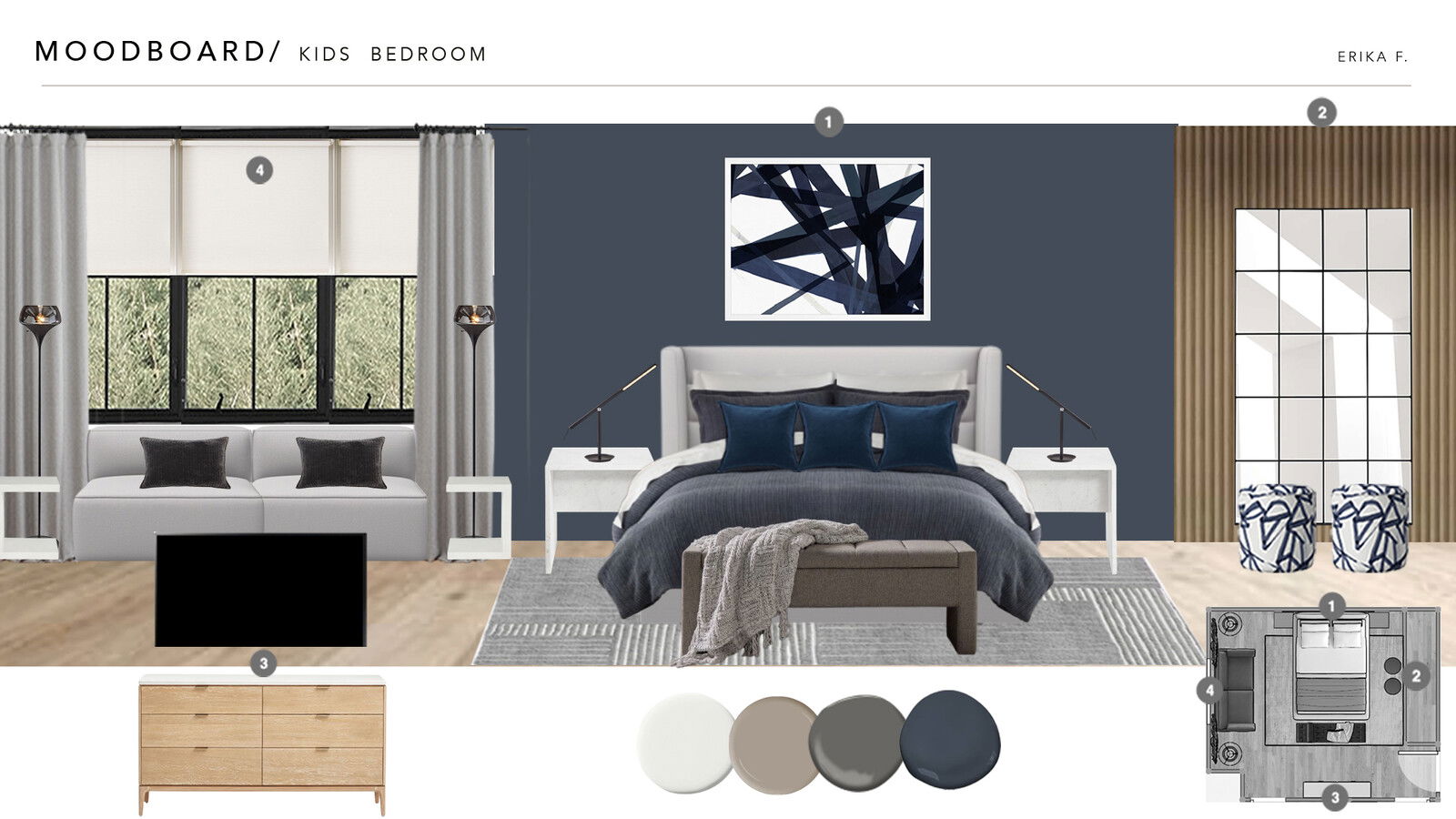 Ideas de diseño interior de dormitorio en línea