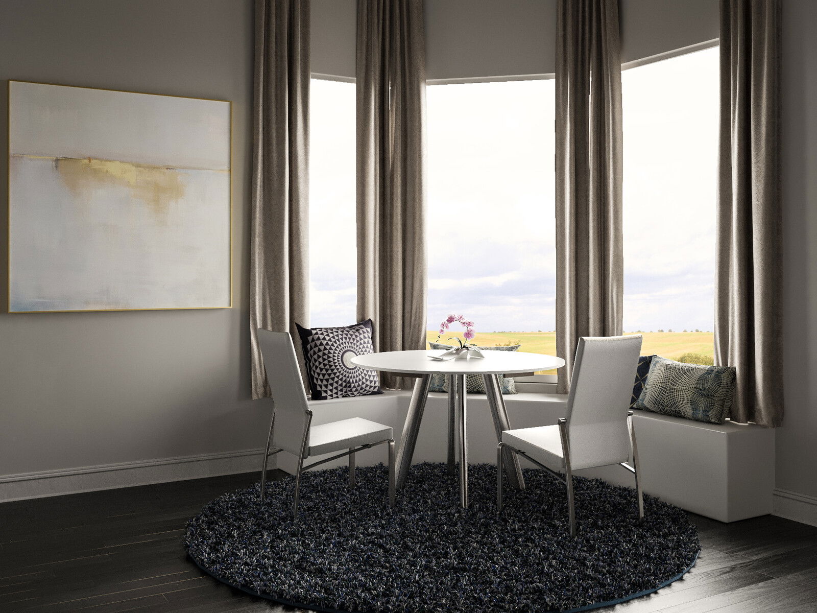 Modelo 3D Sala-Comedor del Diseñador en Línea 3