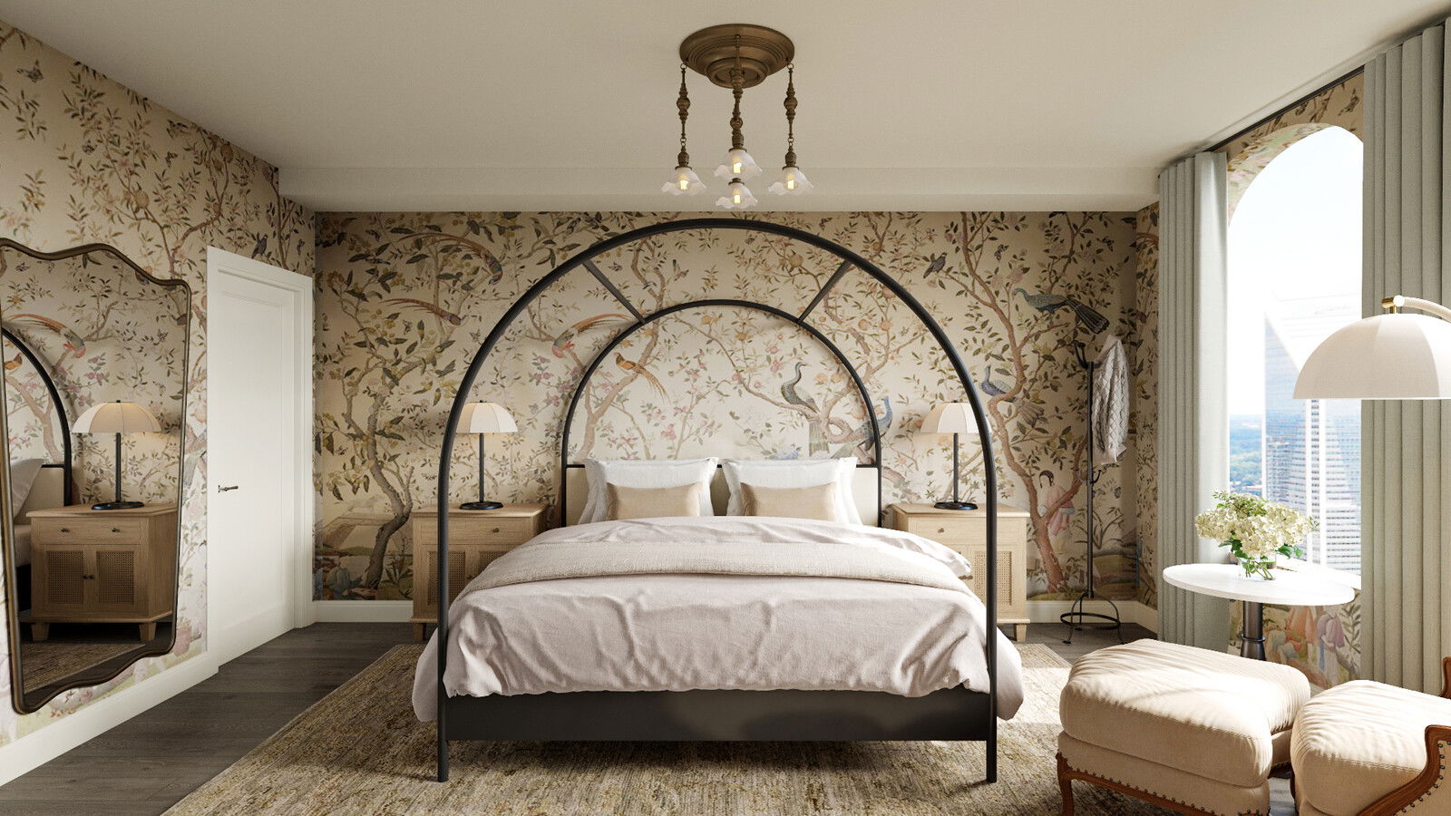 Online Designer Bedroom 3D Model 2