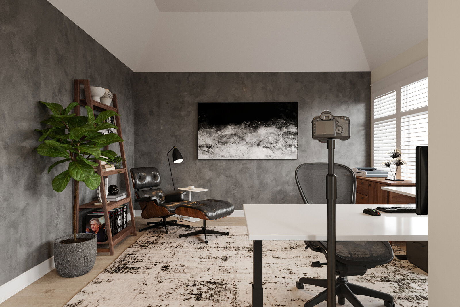 Home Office YouTube Studio Interior Design