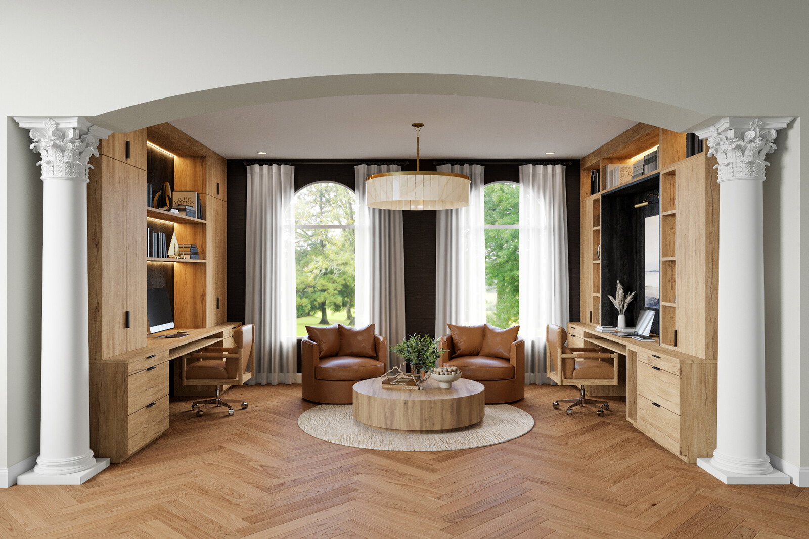 Online Designer Home Office 3D Model 1