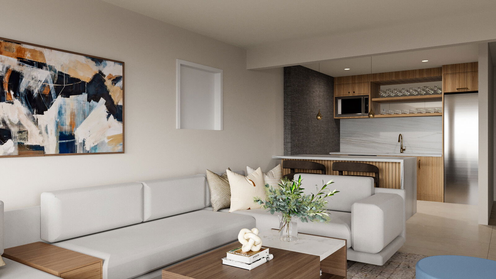 Online Designer Living Room 3D Model 2
