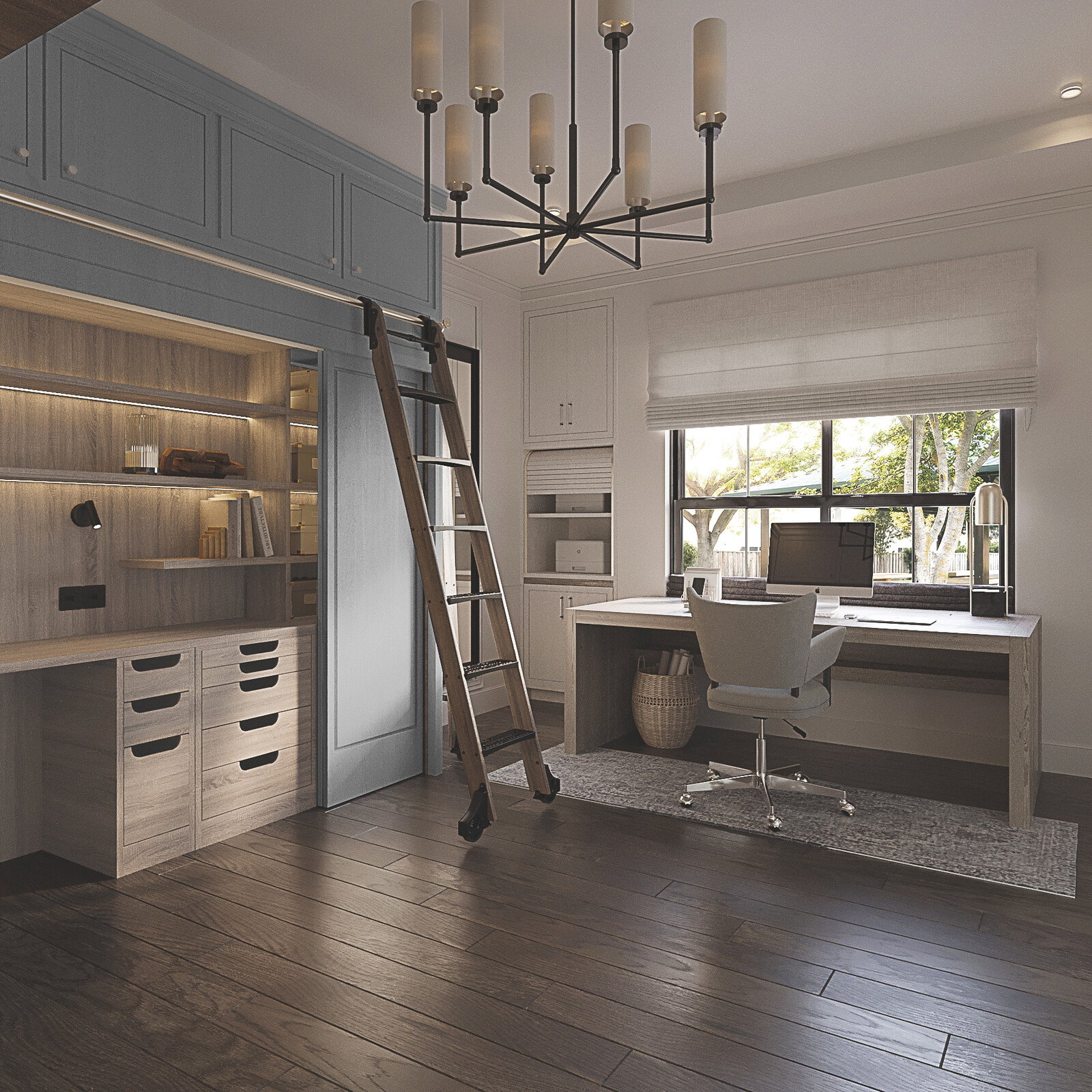 Diseño Funcional de Sala de Manualidades - Renderizado