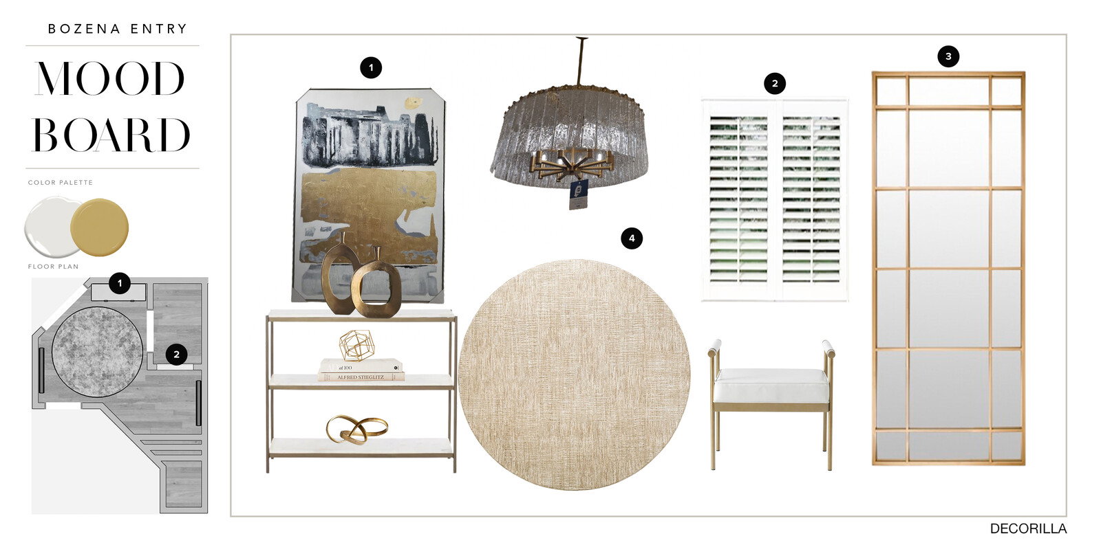 Soft Modern Glam Townhouse Design | Decorilla