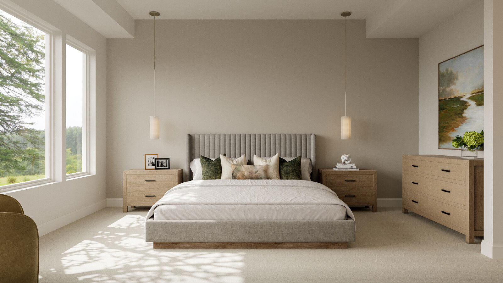 Online Designer Bedroom 3D Model 2