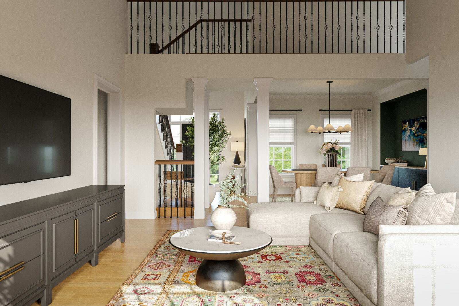 Online Designer Living Room 3D Model 3