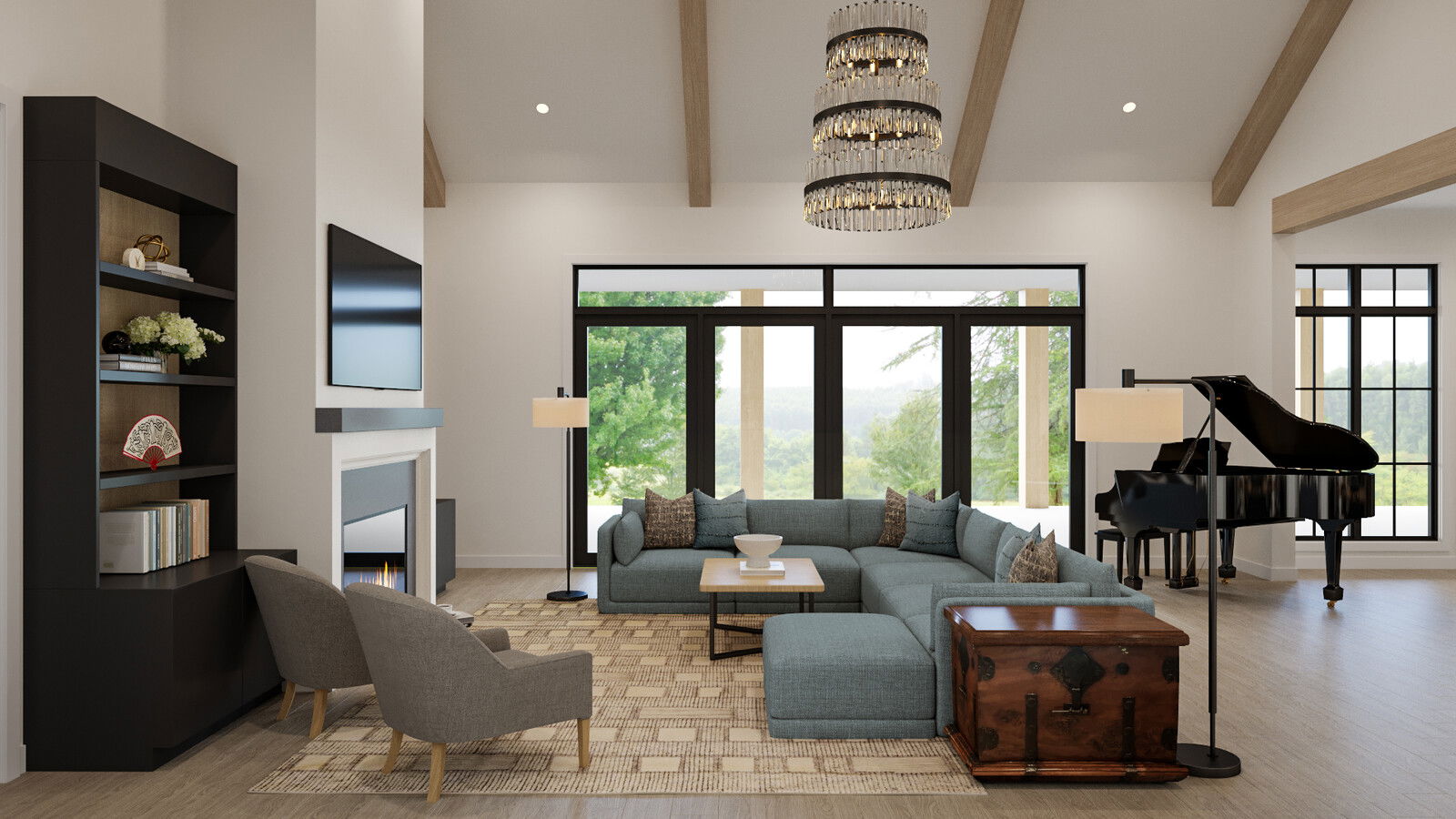 Modern Sophisticated Full Home Renovation Project Rendering thumb