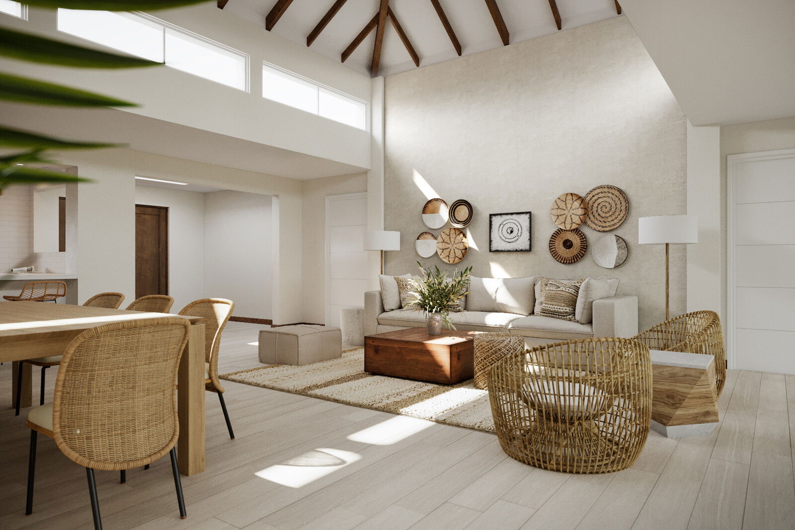 Online Designer Combined Living/Dining 3D Model 3